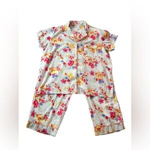 Classic Elements Colorful Floral Kids Pajama Set